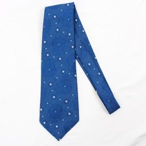 VTG Monsieur Cravatieur Short Tie Festive Blue